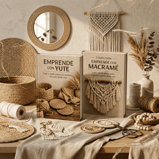 Colección Emprendé con Yute y Macramé
